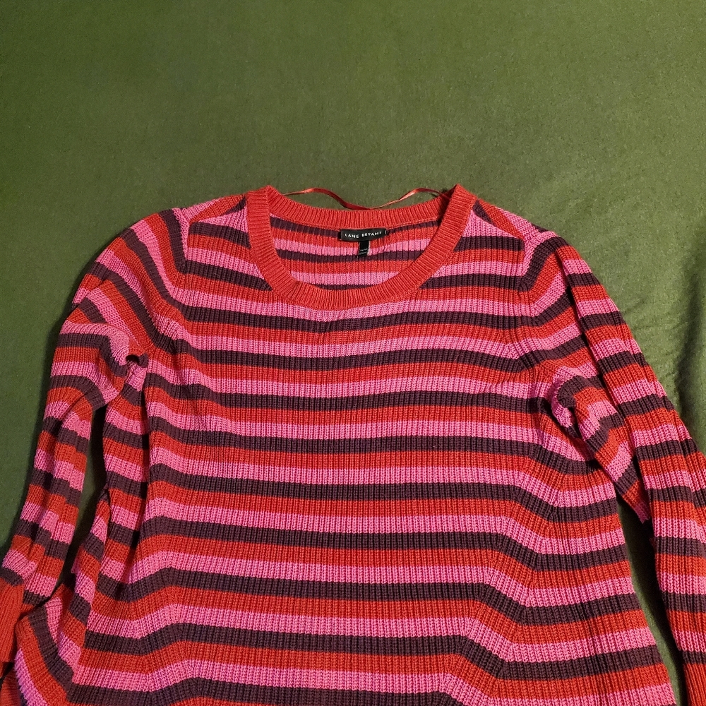 Lane Bryant Striped sweater